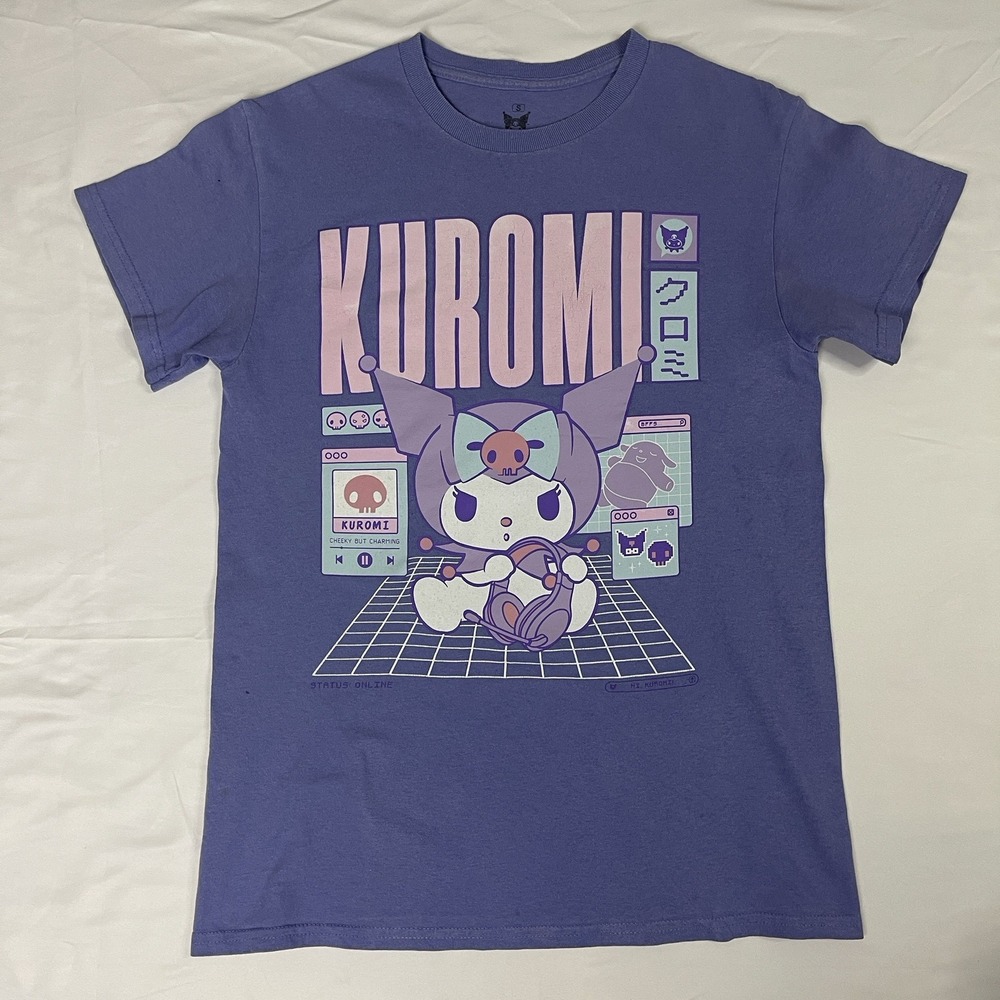 Sanrio Kuromi Gamer Girl T Shirt Purple Ripple Junction GameStop Exclusive